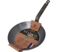 De Buyer – Poêle MINERAL B en tôle d'acier 24 cm • Fabriquée en France • Anti-adhérence naturelle