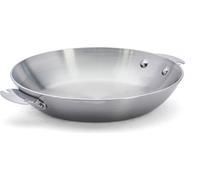 De Buyer Poêle ALCHIMY LOQY 24 cm – Inox argent, sans manche, compatible tous feux