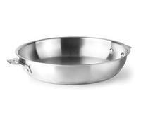 Lacor Poêle inox Combi 56732 – Acier 18/10, fond sandwich, induction, four, lave‑vaisselle, Ø32 cm