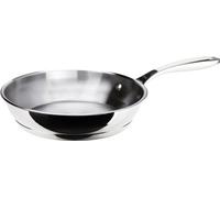 Poêle INOXIBAR Ø 28 cm, Acier Inoxydable, Compatible Induction et Four, Manche Ergonomique