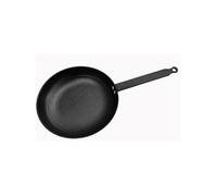 Baumalu Poêle à frire Maestro – Fonte d'acier émaillée, tous feux dont induction – Ø28 cm Noir