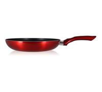Poêle - MENASTYL - 28 cm - Aluminium - Cerise - Compatible induction