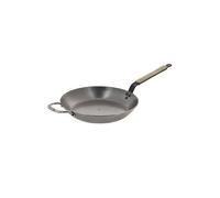 De Buyer Poêle à frire MINERAL B 32 cm, manche en bois