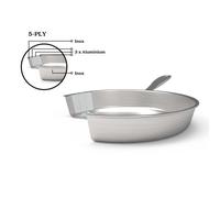 Poêle inox 20cm - 15327204 - BEKA