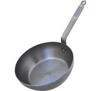 De Buyer – Poêle paysanne Mineral B Element – Tôle d'acier cire d'abeille, bord haut – 28 cm