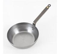 De Buyer – Poêle paysanne Mineral B Element – Tôle d'acier cire d'abeille, bord haut – 28 cm