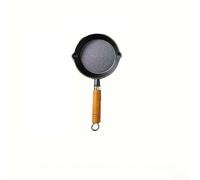 Poêle pour mini Fonte 15cm pour bois Cuisson Poêle pour mini(A-10CM) | Fonte , rétention chaleur optimale, manche pour bois résistant, pour idéal , 15cm compact