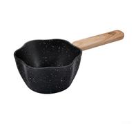 Poêle pour mini Induction Maifanite 23x6cm Légère Poêle pour(Black)