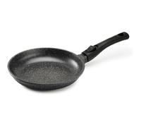 Pradel Excellence - PCUI001002 - Poêle en Fonte d'Aluminium Premium Ø24cm - Revêtement Anti-Adhésif Façon Pierre - Manche Amovible - Tout Feu, Induction, Four, Noir