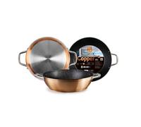 Poele Profonde Avec Anses Natura Copper 28 Cm
