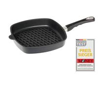 Poêle rectangulaire 28x28 cm, en aluminium coulé, revêtement antiadhésif Lotan, fond pour barbecue, compatible induction