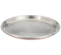 Poêle ronde Vigor Blinky, modèle 94080-45, en cuivre étamé, avec un rebord de 3 cm de hauteur
