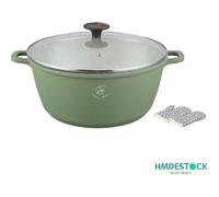 Poêle - ROYAL SWISS - Royal Swiss - 28 cm - 6 L - Poignées froides - Couvercle en verre