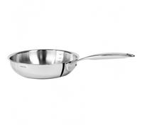 Poêle sautoir inox Cristel Castel'Pro 24 cm poignée fixe