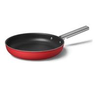 Smeg Poêle CKFF2801RDM 28 cm rouge mat anti-adhésif tous feux compatibles
