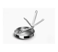 Poele Space Steel inox 20 cm, manche pliable, cuisson uniforme, rangement facile
