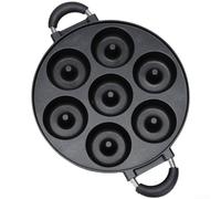 Poêle Takoyaki pour aluminium 12 Trous Cuisson Uniforme Poêle(G) | Alliage d' pour aluminium, revêtement pour physique, nettoyage pour facile, 7 trous, pour idéal pour débutants