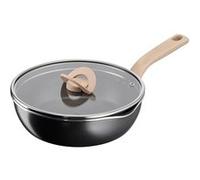 Tefal One Pick Pot Poêle profonde 24cm, 3 personnes, Induction, Polyvalente, Couvercle, Revêtement antiadhésif résistant, Technologie Thermo-Signal