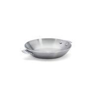 De Buyer Poêle ALCHIMY LOQY 24 cm – Inox argent, sans manche, compatible tous feux