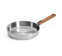 Poêle universelle LOGIC STEEL 24 cm, avec poignée amovible, acier inoxidable, WOLL