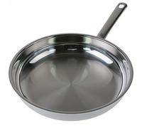WMF Poêle à frire GOURMET PLUS 28 cm, inox mat, compatible induction, non revêtue