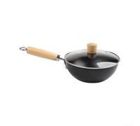 Poêle Wok 20cm Fer pour forgé Naturel Compatible Induction Poêle(B-20CM) | Fer pour forgé , distribution chaleur uniforme, revêtement , pour idéal induction, style japonais authentique