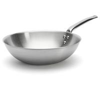 De Buyer – Poêle Wok Alchimy 3608.28 – 28 cm – Acier inoxydable