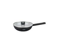 Poêle Wok 30cm avec couvercle tous feux dont induction Speiez Castle Collection Noir Swiss Haus SH-SCW30B