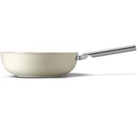 Poêle wok 30cm crème mat - Smeg - WOF3002CRM -