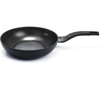 Poêle wok aluminium noir 28 cm - Grande poêle wok Nova avec revêtement anti-adhésif