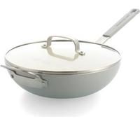 Poêle wok Dagelijkse Kost Proline - Revêtement antiadhésif en céramique Ø 28 cm, aluminium 100 % recyclé, sans PFAS, passe au four jusqu'à 180 °C, passe au lave-vaisselle