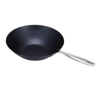 MAESTRO Wok en Acier Carbone anti-adhésif Bleu BEKA D31 cm