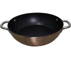 Poêle wok Ibili-Natura en cuivre, aluminium/cuivre, cuivre