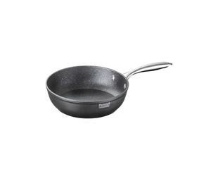 Poêle wok PINTINOX ST1, diamètre max. 28 cm, aluminium, compatible avec les cuisinières à induction, revêtement antiadhésif, couvercle inclus