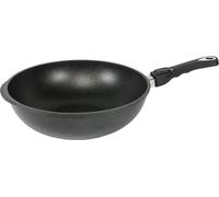 Poêle wok professionnelle 32 cm - Convient pour l'induction avec poignée amovible