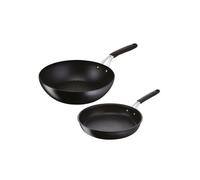 Poêles 26cm + wok 28cm noir - 012165600102 - Tempra - LAGOSTINA