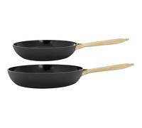 Poêles - COSY & TRENDY - Elegance Set 2 - 24+28 cm - Noir - Aluminium recyclé - Tous feux