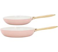 Poeles - COSY & TRENDY - Elegance Set 2 - 24+28 cm - Rose - Antiadhésif céramique