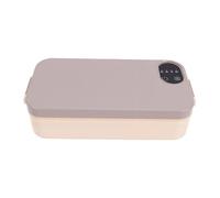 POENVFPO Boîte à Lunch Chauffante sans Fil 900 Ml en Acier Inoxydable 304 | Alimenté par Batterie de 7 200 MAh pour une Utilisation sans Cordon, Conteneur Intérieur Amovible, Double Couvercle étanche