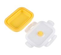 POENVFPO Boîte à Lunch en Silicone, Contenant Alimentaire Pliable de 350 | Sans BPA, léger, portable, idéal pour les pique-niques, passe au -ondes, empilable