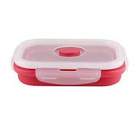 POENVFPO Boîte à Lunch en Silicone, Contenant Alimentaire Pliable de 350 | Sans BPA, léger, portable, idéal pour les pique-niques, passe au -ondes, empilable