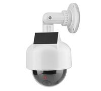 POENVFPO Caméra Factice Intérieure et Extérieure, Caméra de sécurité Solaire en Forme de Dôme Réaliste pour Entrepôt Domestique, étanche avec Lumière LED Clignotante