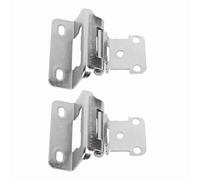 POENVFPO Charnière d'armoire à Fermeture Automatique en Acier Semi-enveloppant Charnière de Porte de Placard 1 2 Pouces pour Cuisine Salle de Bain RV Bateau Camping-car 2 Pièces Installation Facile