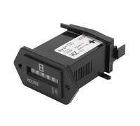 POENVFPO Compteur Horaire Mécanique Jauge Horaire du Moteur étanche DC10 à 80 V ABS Suivi en Temps Réel Installation Facile pour Générateur Bateau Moteur Camion Tracteur