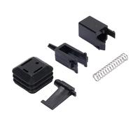 POENVFPO Kit de Réparation de Loquet de Porte de Carburant, Clip de Loquet de Porte de Remplissage de Carburant, Remplacement de Ressort, 5 Pièces, Spécifications OEM Adaptées pour LR3 2005 2009 LR4