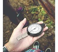 POENVFPO Mini Mesureur de Carte, Outil de Calcul de Distance avec Roue en Métal pour Camping en Plein Air et Randonnée