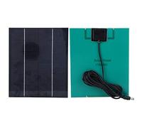 POENVFPO Panneau Solaire Monocristallin 6W, Chargeur Portable DIY 6V | Cellule en Silicium Grade A, Format Compact 200x170mm, Charge de Batterie en Extérieur, Lampe de Jardin, Appareil Basse