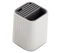 POENVFPO Porte-couteaux Rotatif Compact, Gain de Place, Organisateur D'ustensiles de Cuisine, Support pour Petites Cuisines, Plastique Durable 1 unité