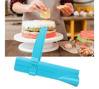 POENVFPO Règle de Gâteau Réglable avec Raclette Lisse (57076-1 vert) | Matière plastique, design ergonomique, réglable en hauteur, pour glaçage, façonnage rapide