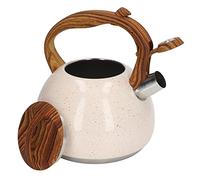 POENVFPO Siffleur Bouilloire thé 3L Acier Inoxydable Durable | Poignée ergonomique, Répartition rapide de la chaleur, Compatible gaz et induction